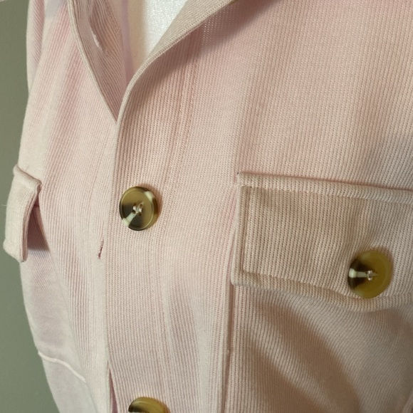 NWT Hippie Rose cloud pink Shacket - Picture 3 of 5